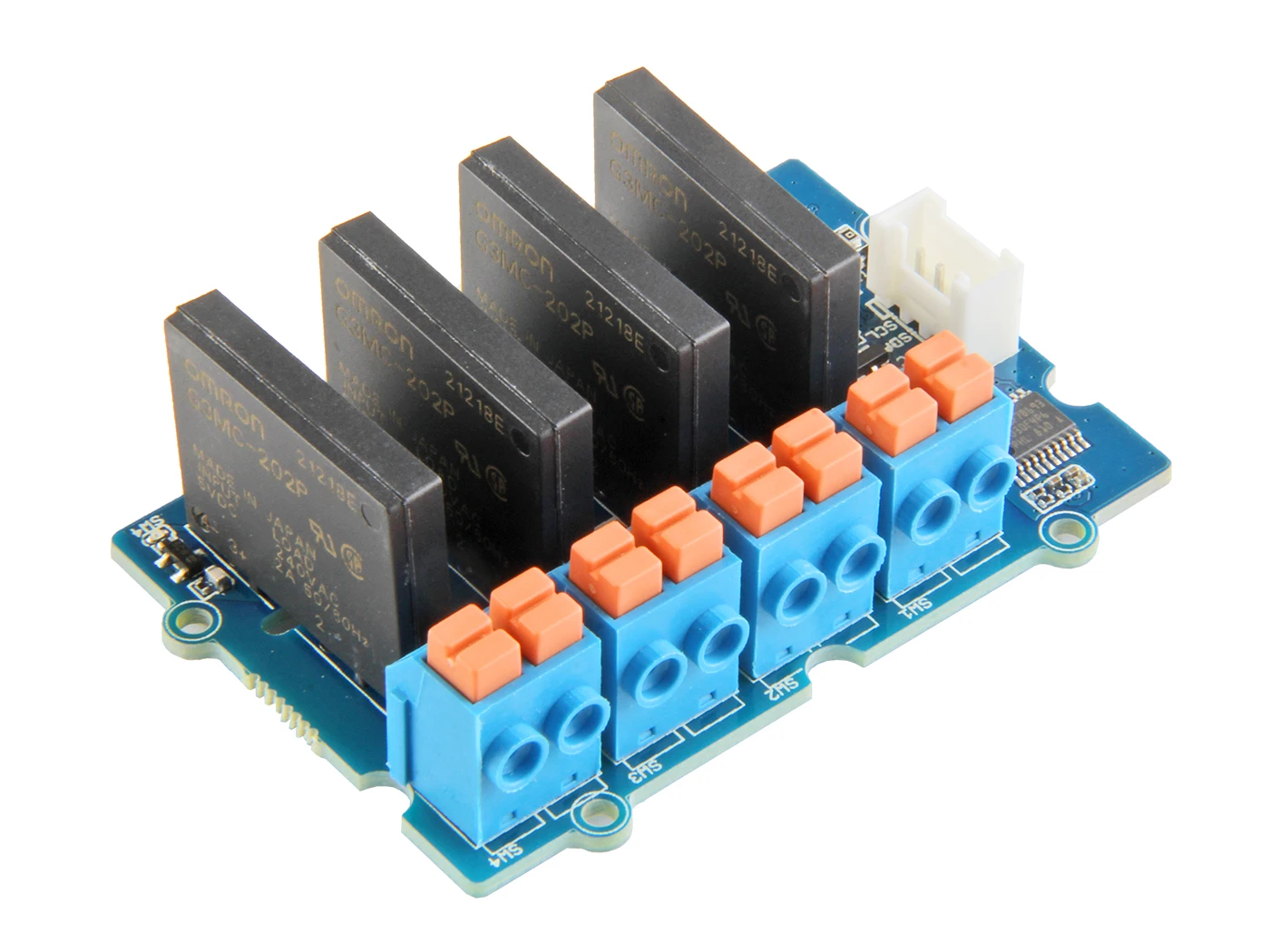 Grove - 4-Channel Solid State Relay, SSR, switch, G3M3-202P ﻿ ﻿
