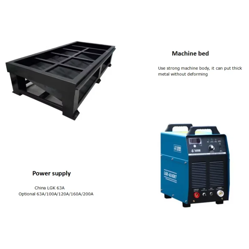 Cnc Plasma Machine Professional Table Type 1540 CNC Plasma Cutting Machine for Metal Sheet and Pipe