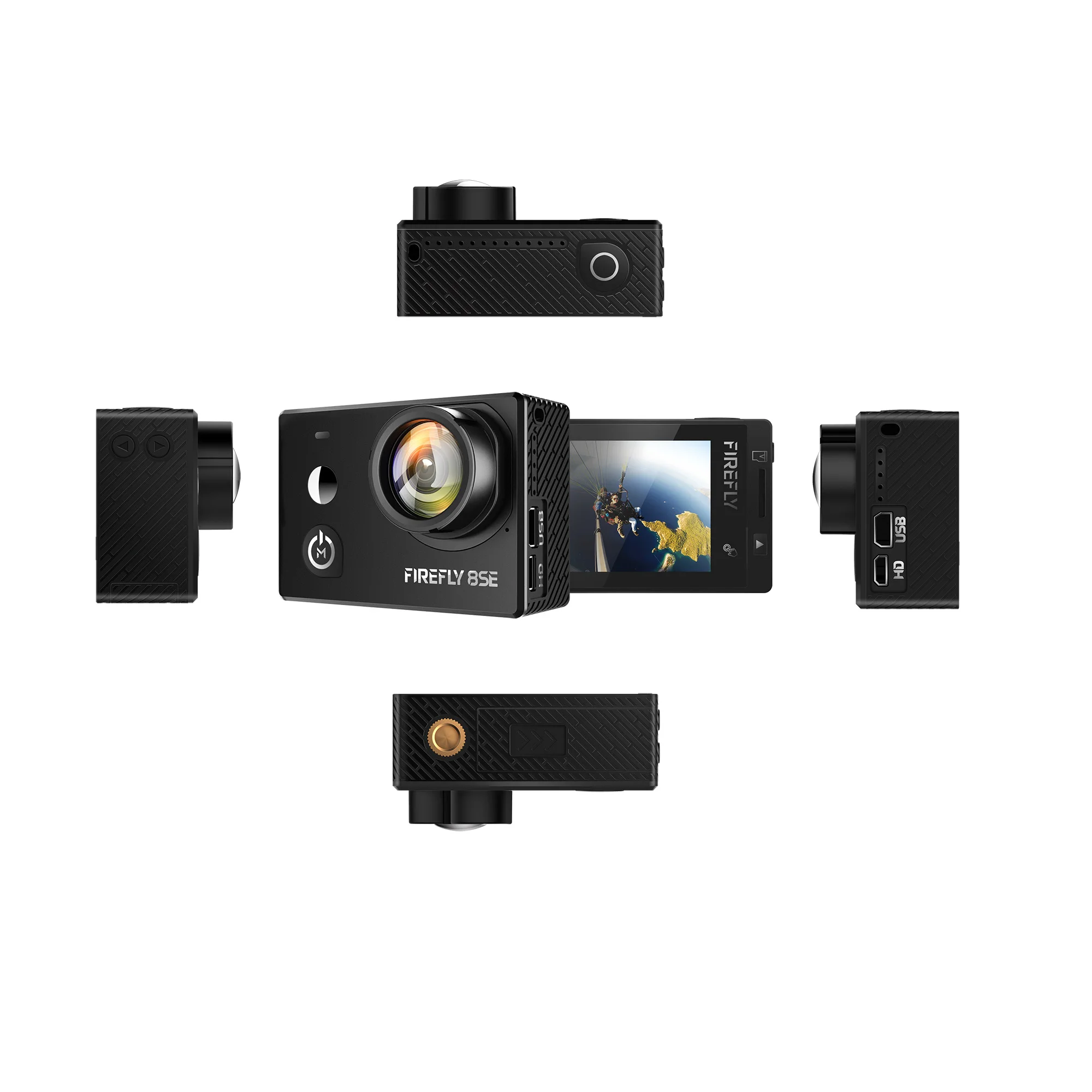 YYHC-Customizable Mini 2.0 inch 170° Screen Wide Angle Camera Portable Small Pocket Action Sports Camera