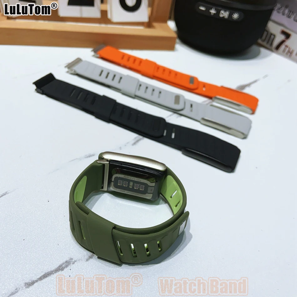 

Silicone Watch Strap For WHOOP 5.0 /MG Sport Flex Wrist Band Soft-Touch for WHOOP 3.0/4.0 Waterproof Sweatproof Replacement Band