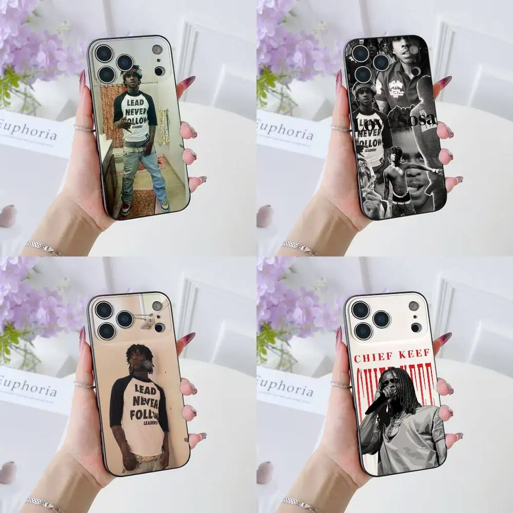 Rapper C-Chief Keef Handyhülle für iPhone 17 16 15 14 13 12 11 Pro Max Plus Air Mini Schwarz Silikon Weich
