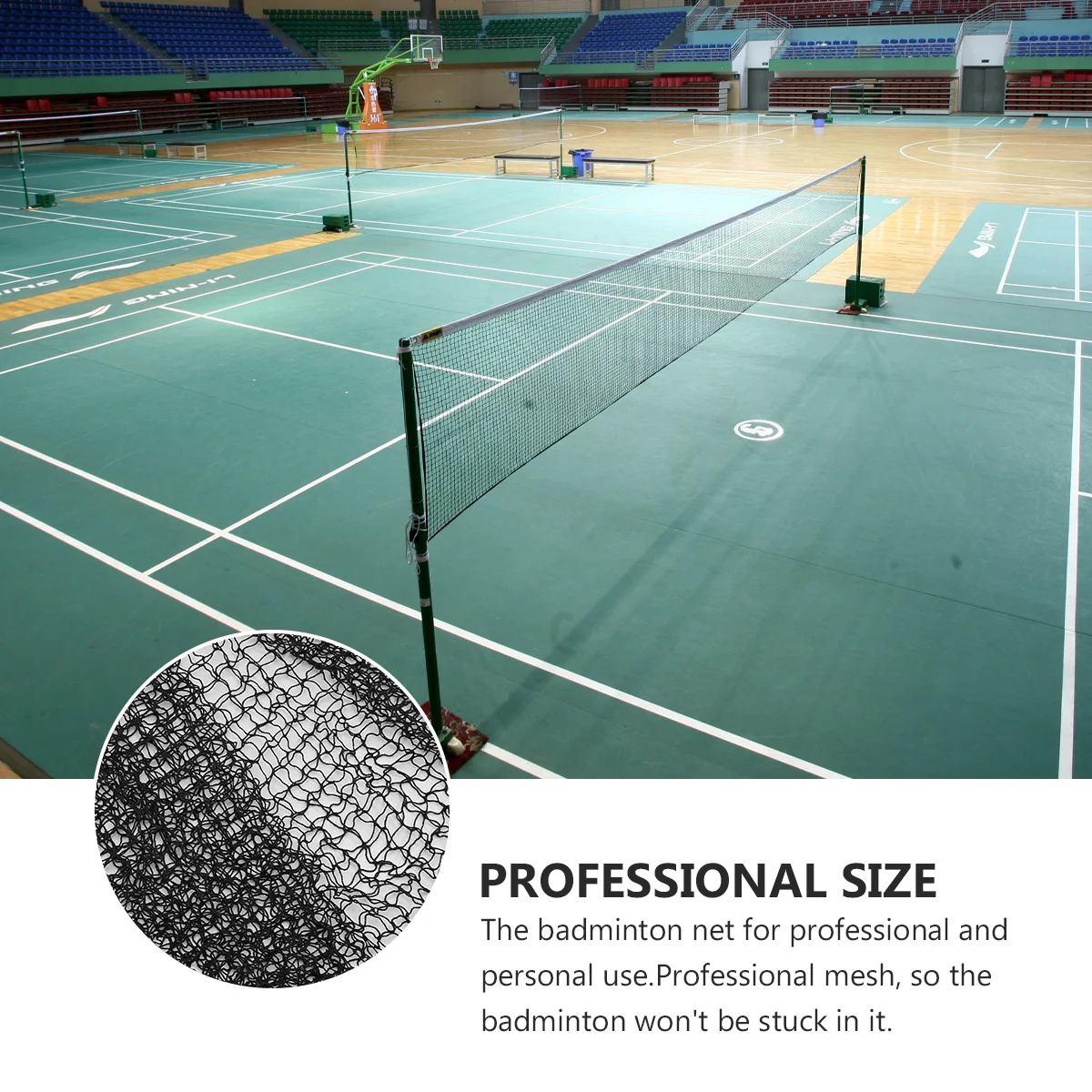 Badminton Net Replacement Volleyball Tournament Outdoor Indoor Light Sports Portable