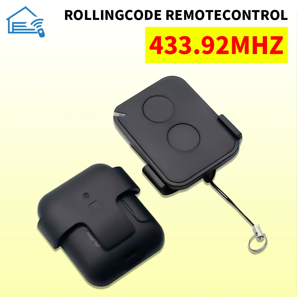 For NICE Garage Remote Control Gate 433MHz DOORHAN TRANSMITTER 2PRO 4PRO DOORHAN Keychain for Barrier Keyfob 433.92MHz Drive