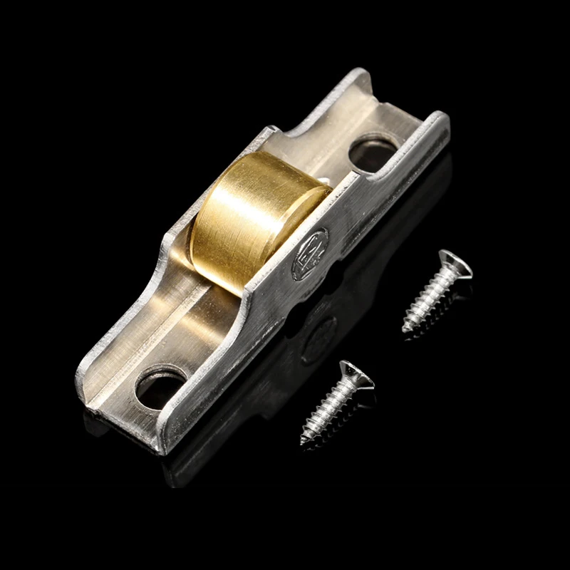 10/12MM Window Groove Wheel Flat wheel Pulley Sliding Door Roller Runner Display Cabinet Mute Wheel Track Pulley Furniture