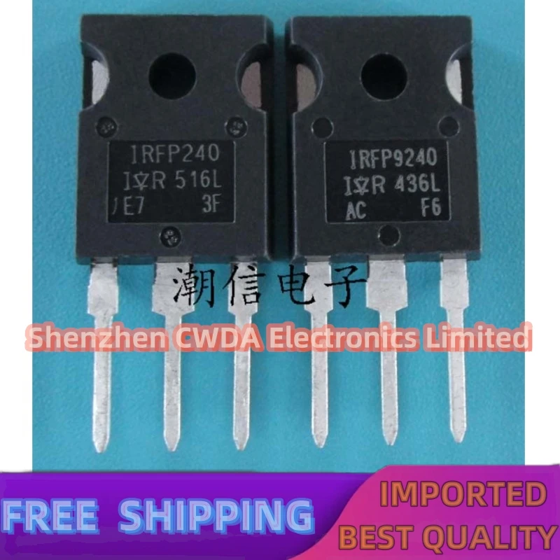 10Pairs-20Pairs  IRFP240  IRFP9240  TO-247 20A  200V 20A  -200V  In Stock Can Be Purchased