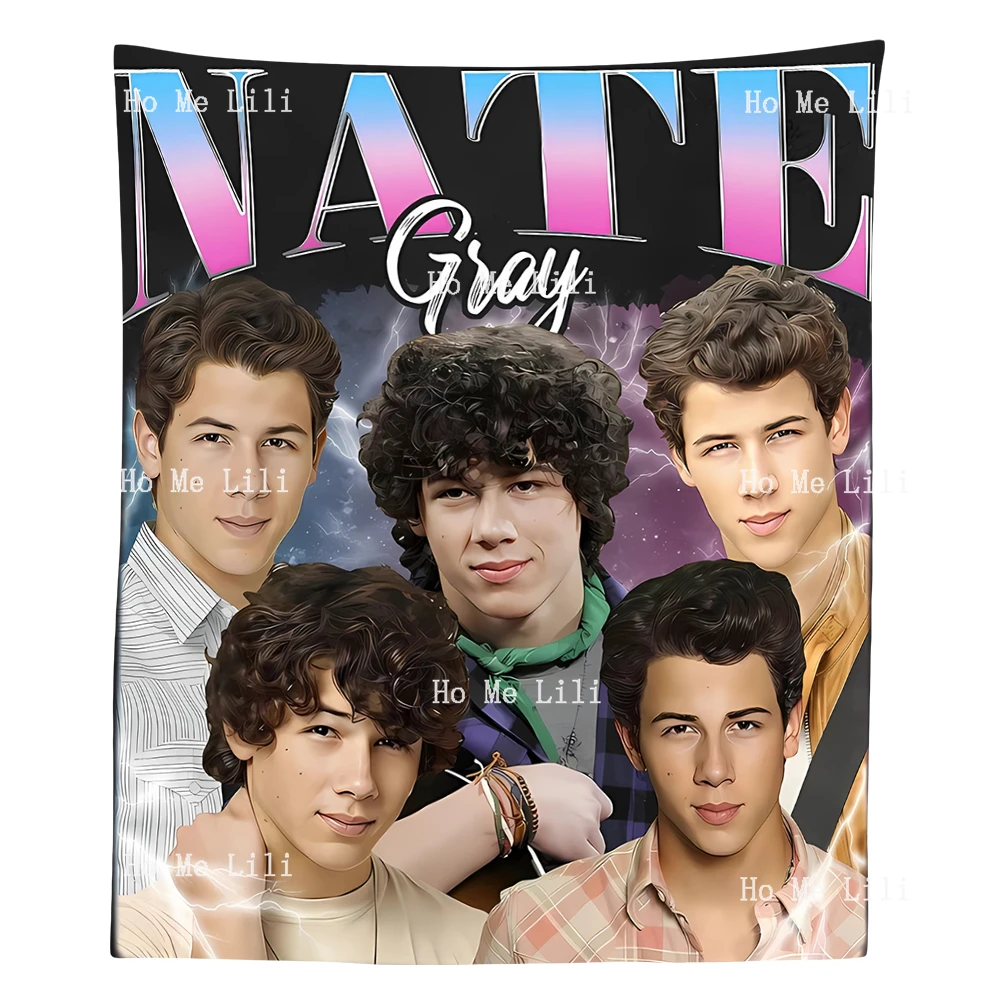 Nate Gray Pre Shrunk Vintage Homage Jason Gray Shane Camp Rock Movie Tapestry Wall Hanging For Bedroom Livingroom Modern Design