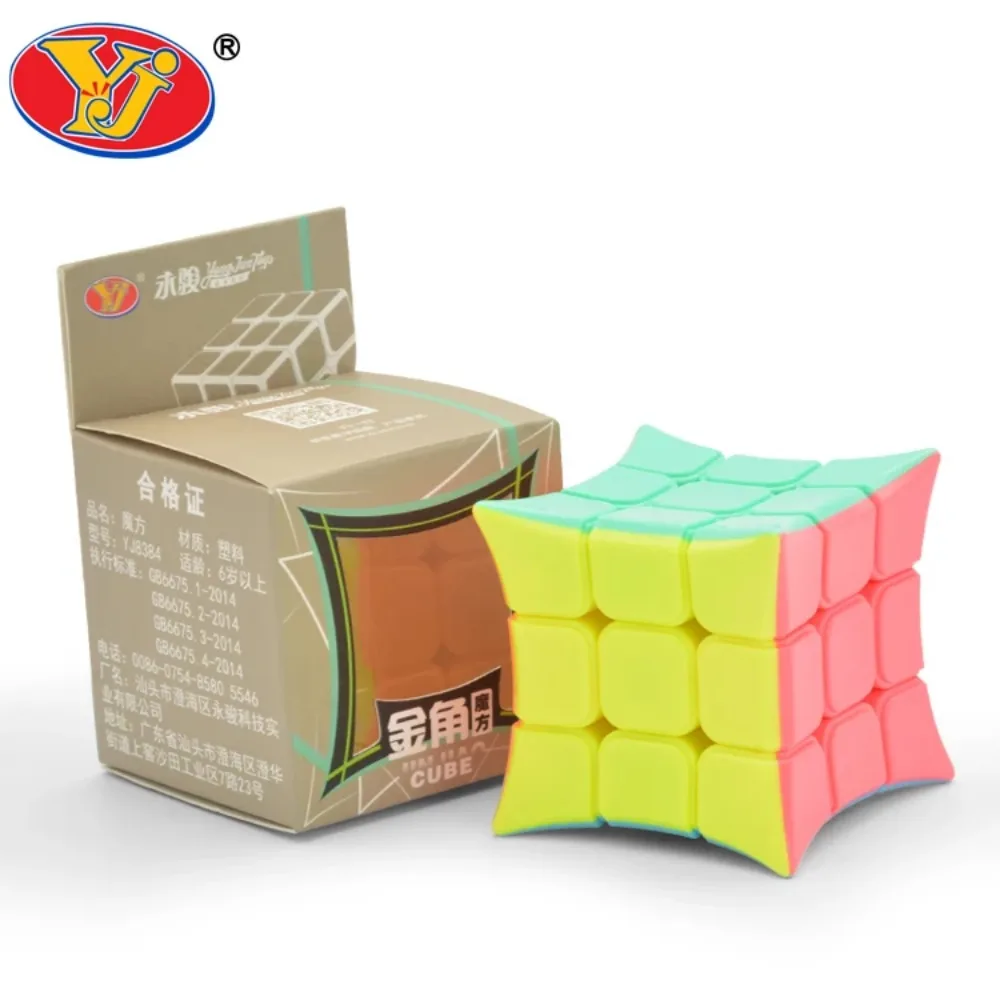 YJ Jinjiao 3x3x3 Góc Cube Cube Stickerless Yongjun Magic Cube Câu Đố Cho Người Mới Bắt Đầu Chuyên Nghiệp Magic Cube Đồ Chơi cho Trẻ Em Trẻ Em