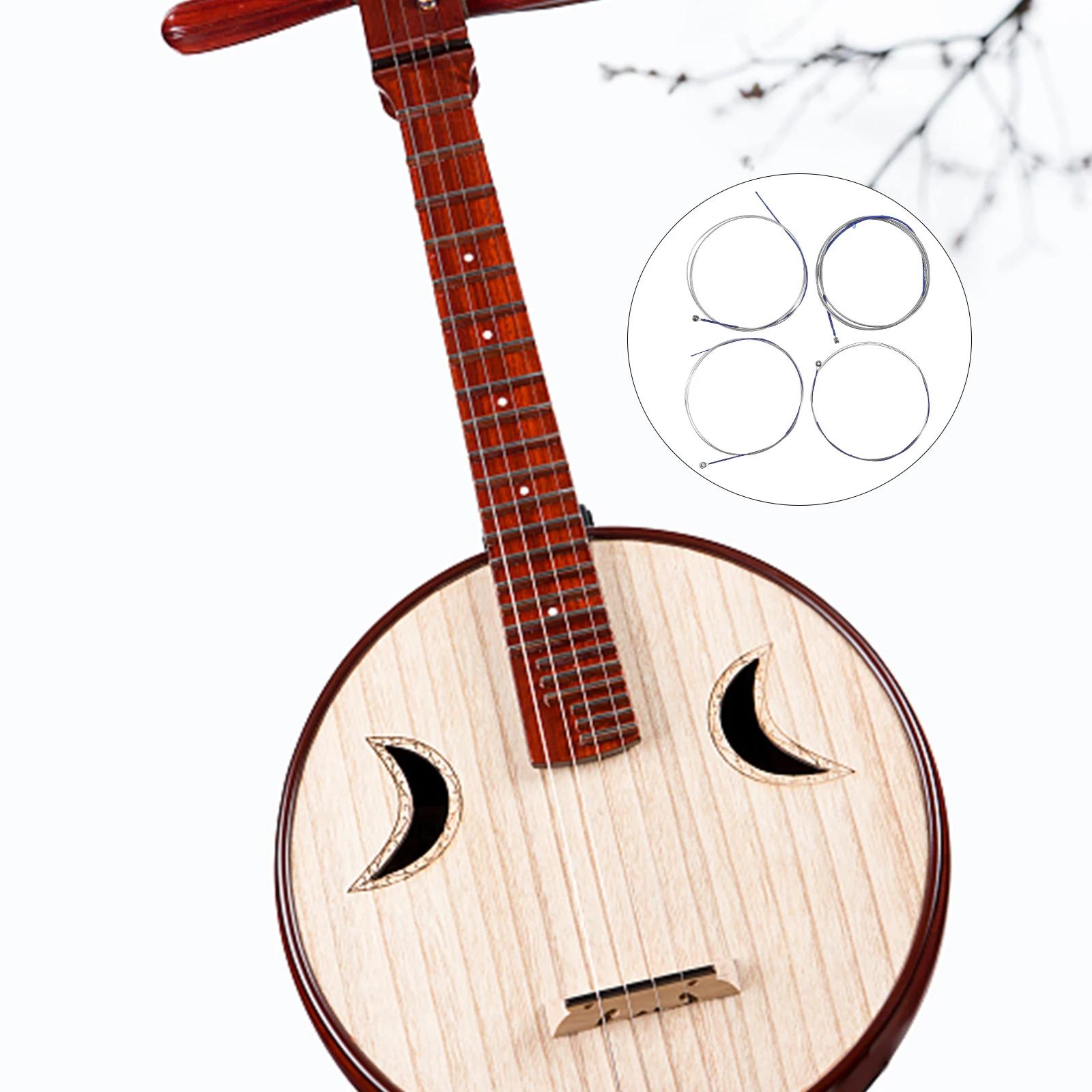 

E Zhongruan String Set Chinese Musical Instruments Accessories Guitar Tool Replacement