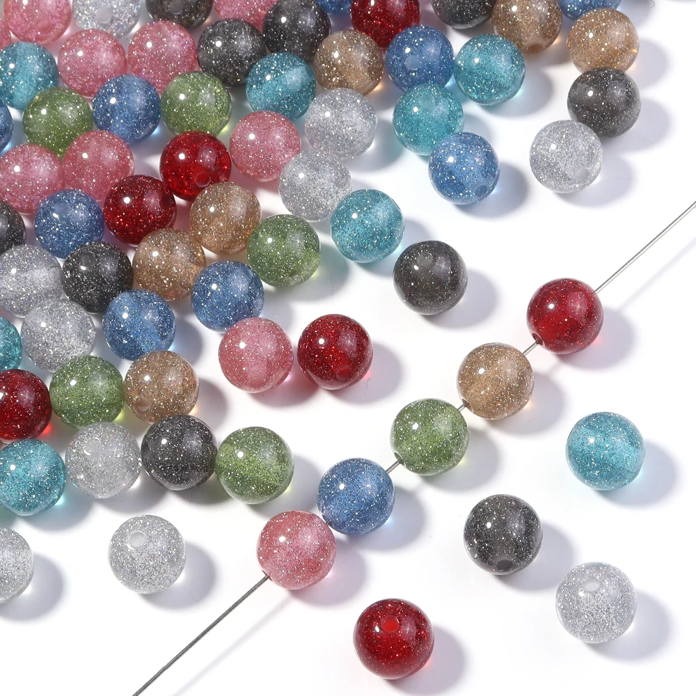 Resin Craft Projects - 20 buah/set Manik-manik Resin Gypsophila 12mm,