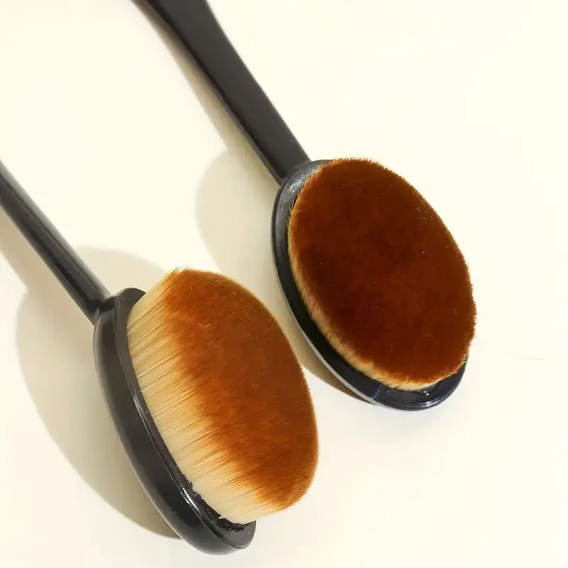 Oval Foundation Brush Large Toothbrush Makeup Brushes Fast Flawless Application Liquid Cream Powder Foundation Sunscreen