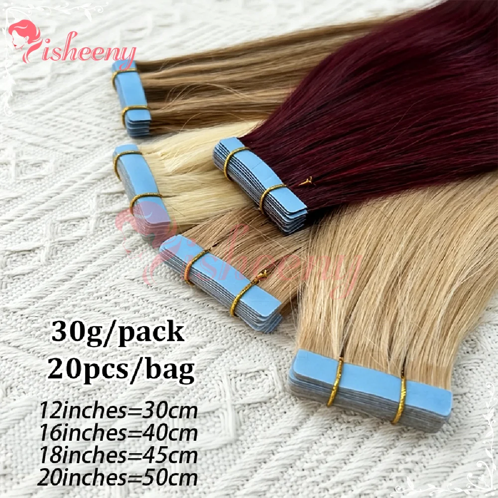 Extensões de cabelo Isheeny, a - Invisible Tape In Extensions Real Hair avaliação e preço