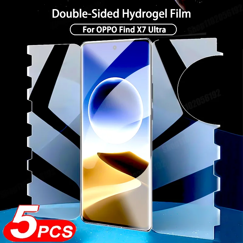 

5PCS Butterfly Hydrogel Film For OPPO Find X7 Ultra X6 X5 X3 X8 Pro Screen Protector For OPPO Reno 11 10 9 8 7 6 Pro Soft Film