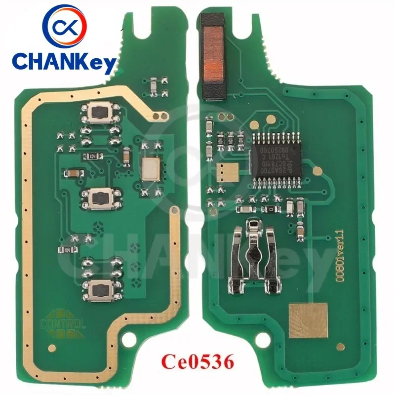 CHANKey 433Mhz ID46 zdalny kluczyk do samochodu (Van) Citroen Dispatch Berlingo Peugeot ekspert Partner 207 307 308 3008 Ce0523/536