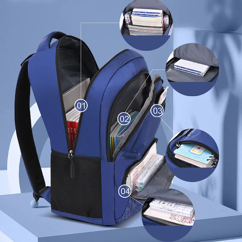 Zaino da viaggio borse da scuola per bambini zaini da scuola minimalisti per ragazzo borsa da scuola impermeabile zaino sac mochila impermeabile infantil