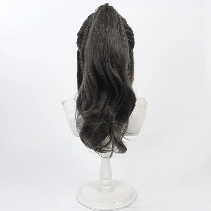 Anime Honkai: 스타 레일 여성 개척자 스타 코스프레 가발 할로윈 카니발 파티 소품 합성 머리 + 가발 모자