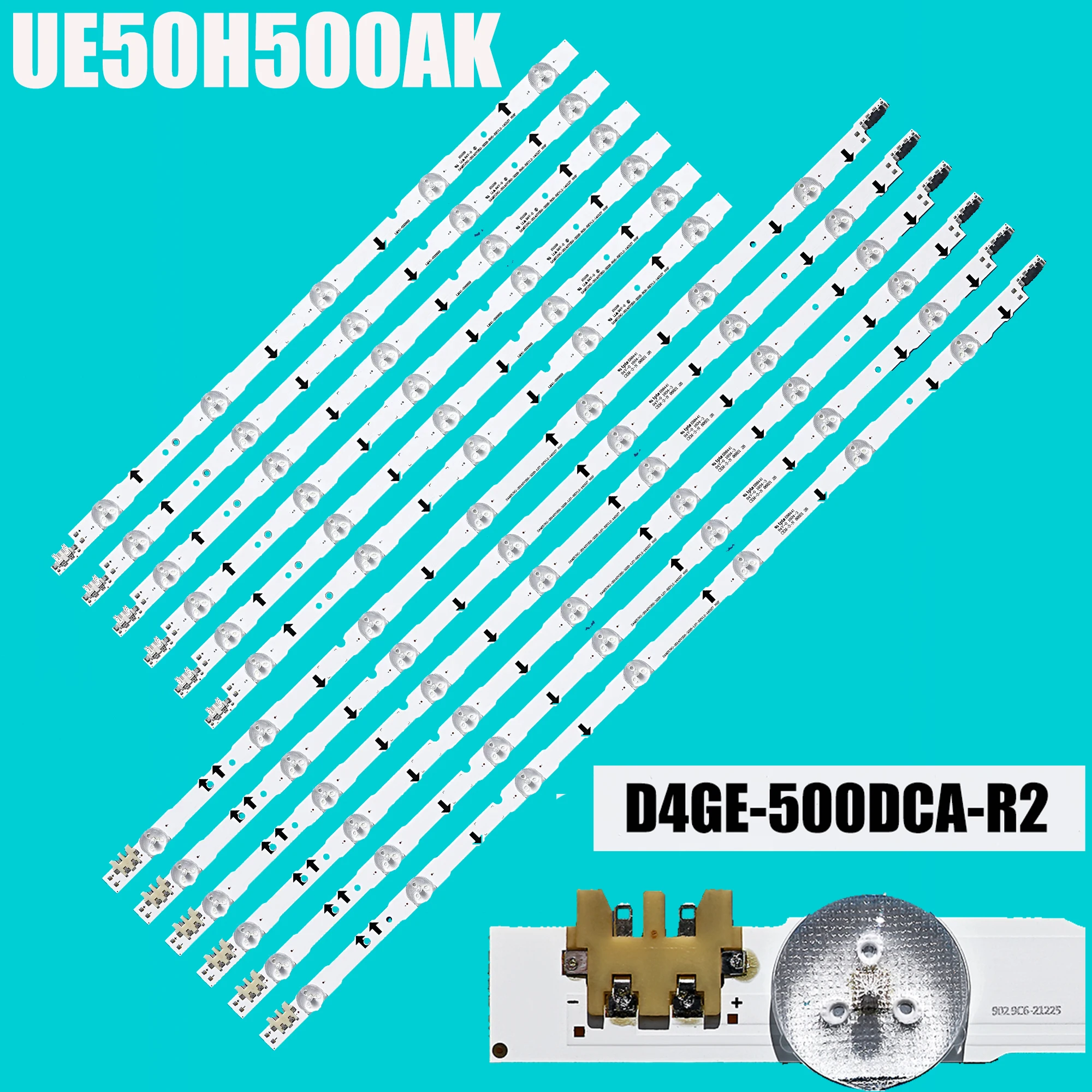 

Светодиодная лента подсветки для UE50H6290 UE50H6200AK UN50J5350 UN50H6550AF UN50J5300AG UE50H6275SU UE50H6400AK UN50H5800AF UE50J6285SU