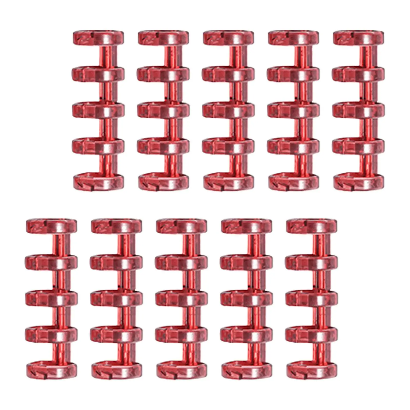 10x حلقات ربط أوراق الشجر السائبة حلقات ربط لسجل القصاصات القرطاسية التقويمية