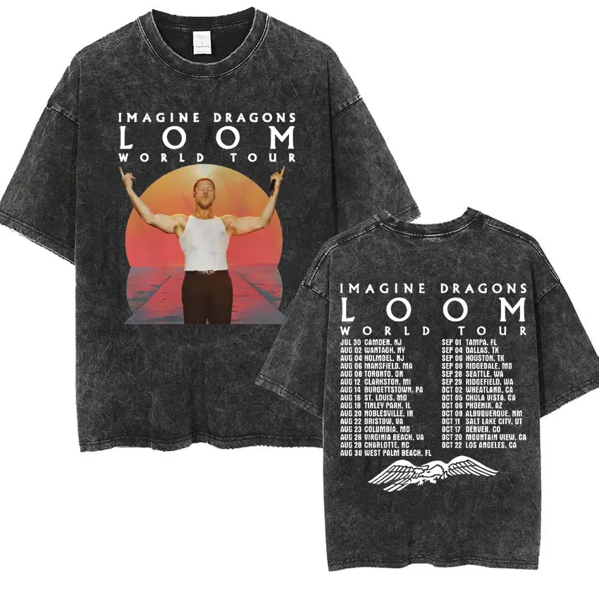 Imagine Dragons Band - Loom Tour 2024 New Album T Shirts Men Women