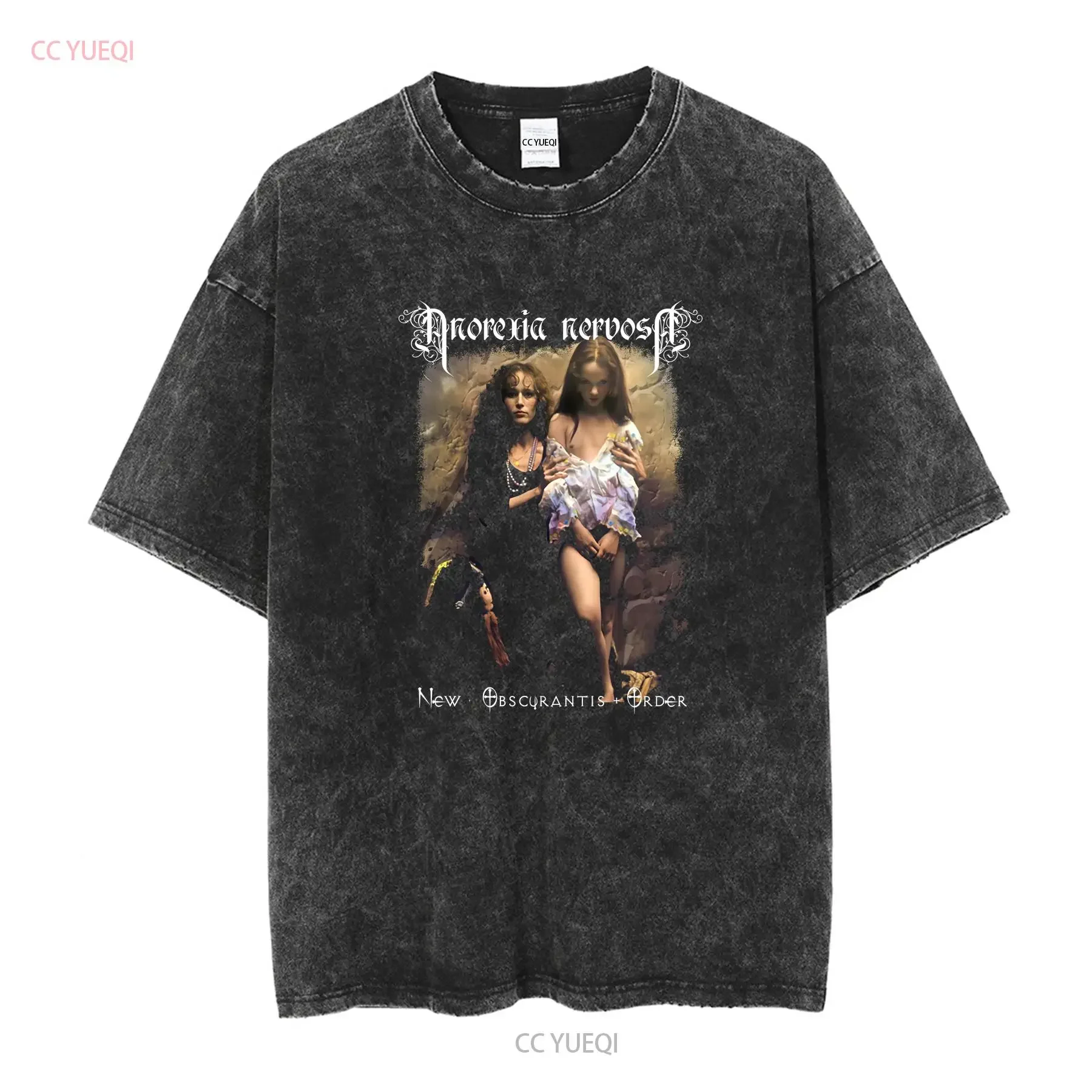 Anorexia Nervosa New Obscurantis Order Horror T Shirt All Size S 3XL long or short sleeves vintage Washed Slightly homme