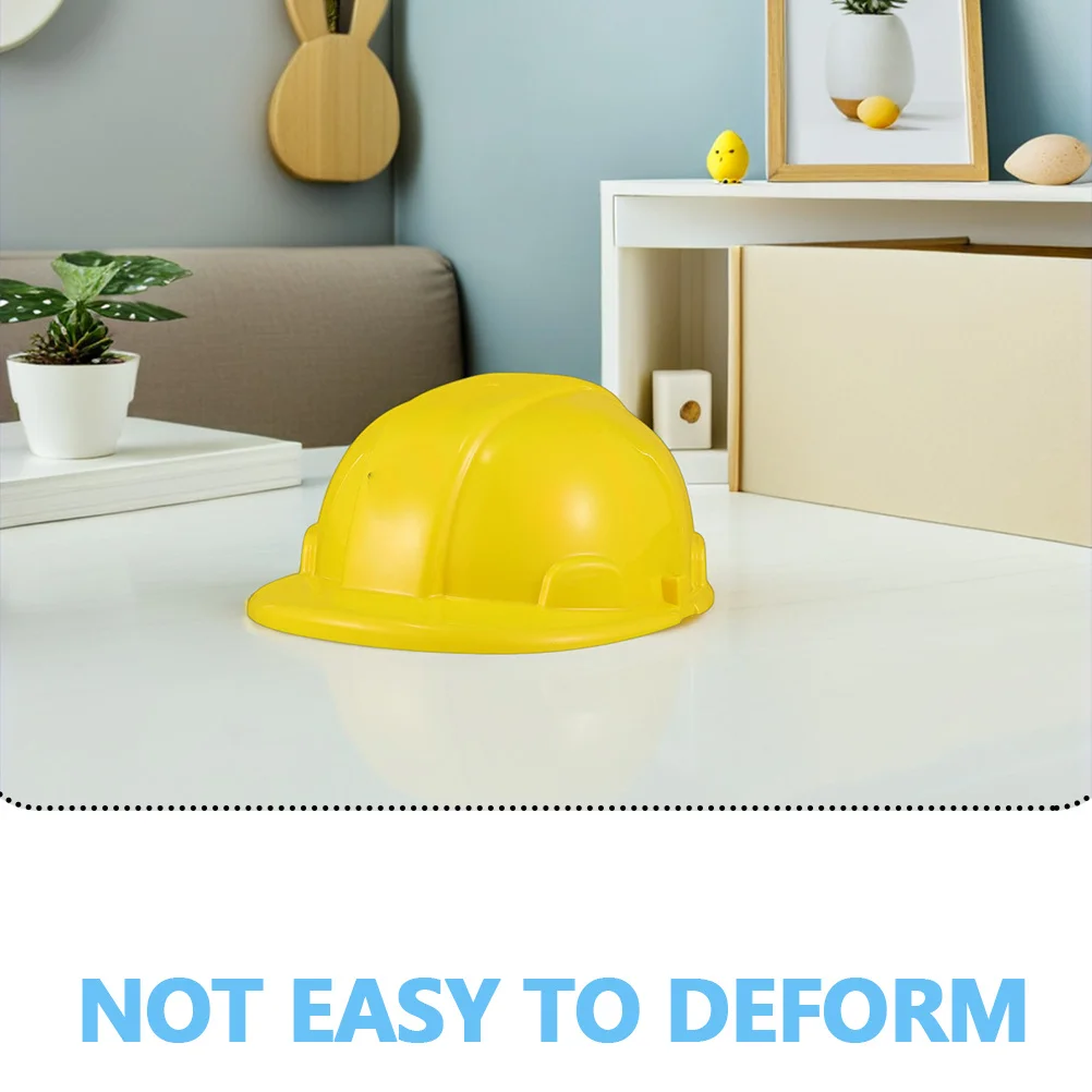 12Pcs Construction Safety Helmets Kids Bright Colored Hard Hats Role Play Party Supplies Building Dress Up Caps