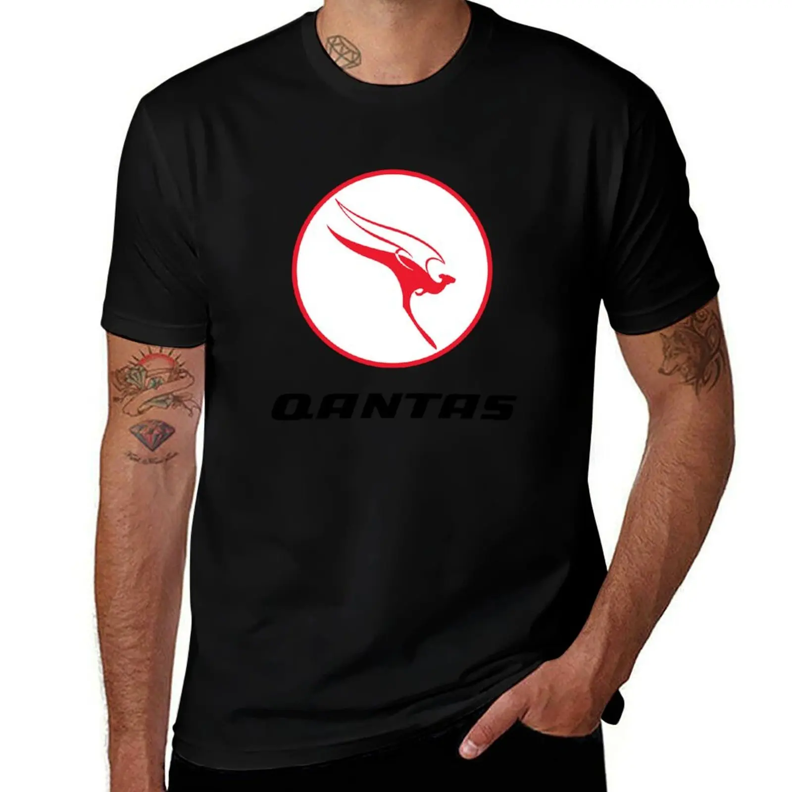 Qantas - 1968-1984 Livery/Logo T-Shirt Quick Dry Travel T-Shirt