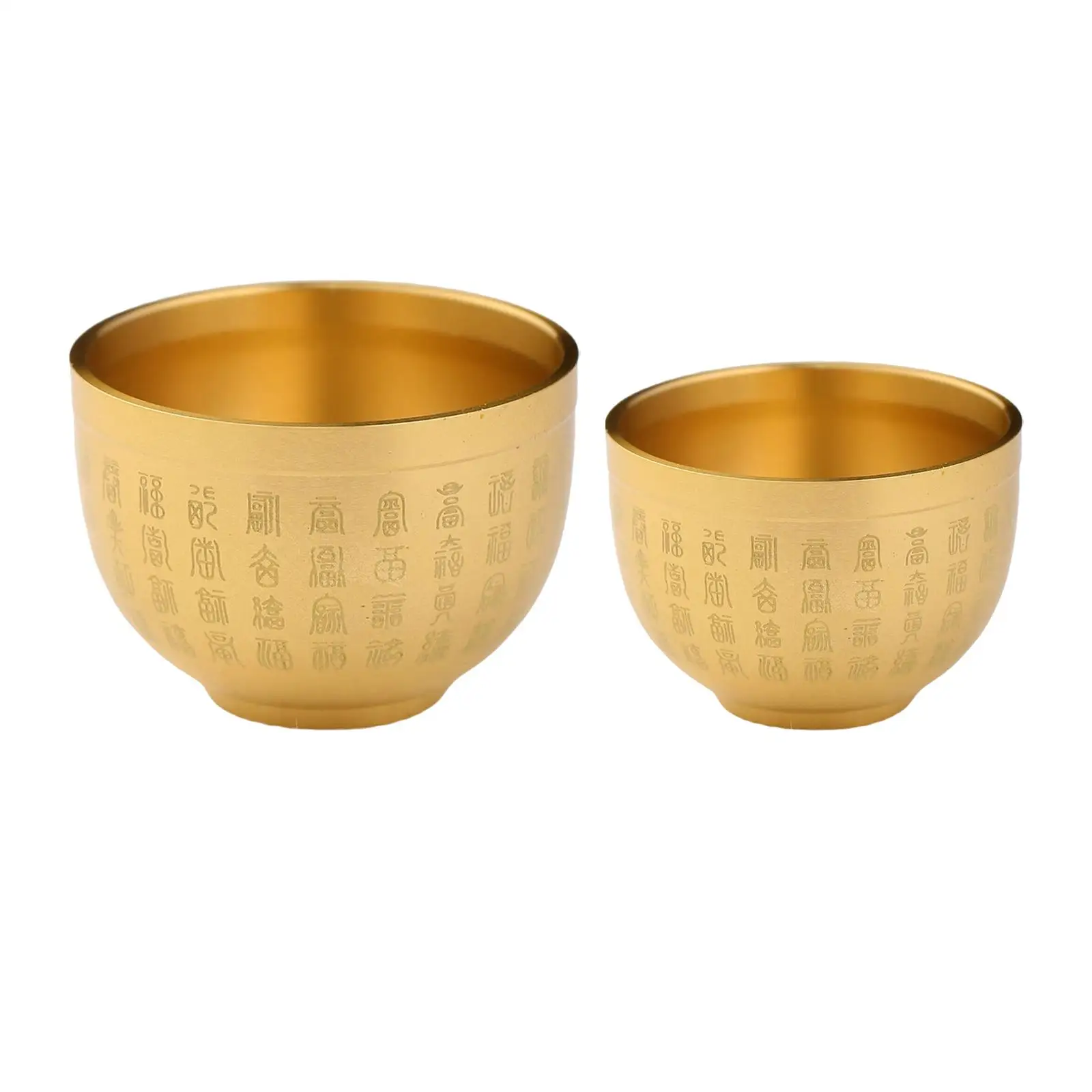 Feng Shui Treasure Basin Wealth Money Bowl Exquisite Retro Desktop Ornament Offering Bowl for Spring Festival Office Desk