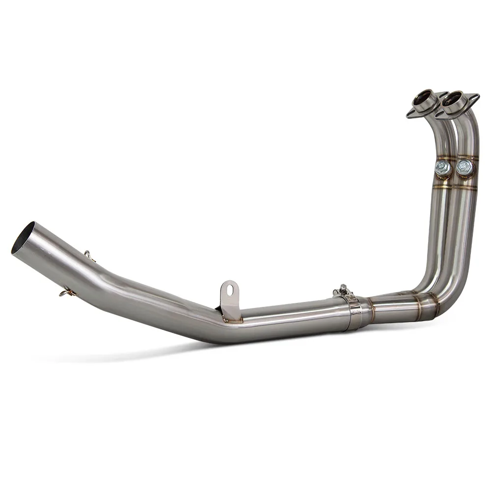 

For CFMOTO 450SR 450NK 2022-2025 Motorcycle Exhaust Manifold Stainless 51MM Straight Through Front Link Pipe Escape Racing Line