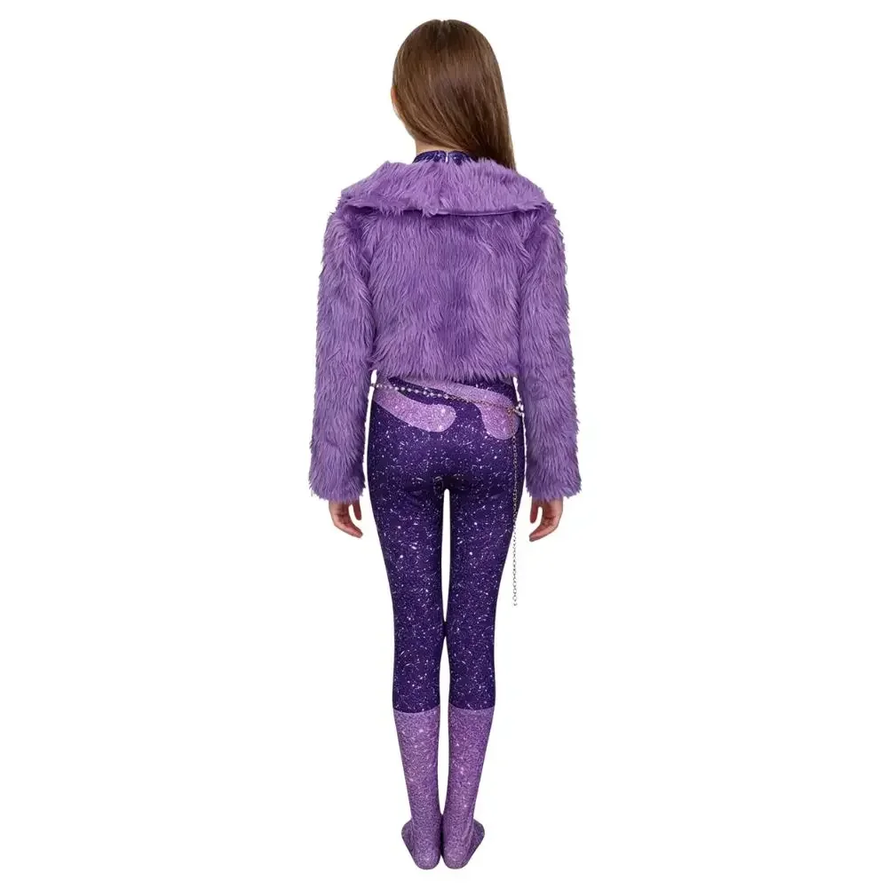 Gazelle Cosplay Costume Kids Girls Jumpsuit Headband Wig Fantasia Roleplay Outfits Halloween Carnival Disguise Clothes - view 3