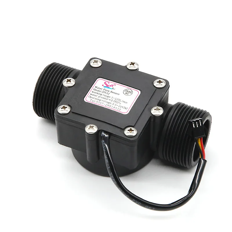 YF-DN32 1.25 inch garden irrigation industrial flow meter DN32 pipeline water flow sensor large flow sensor