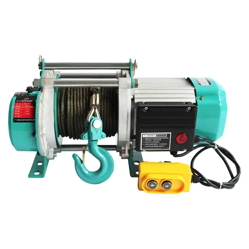 

Multifunctional Aluminum-case Hoist 220V Household Mini Winch 1-ton Electric Hoist 380V Small Lifting Crane