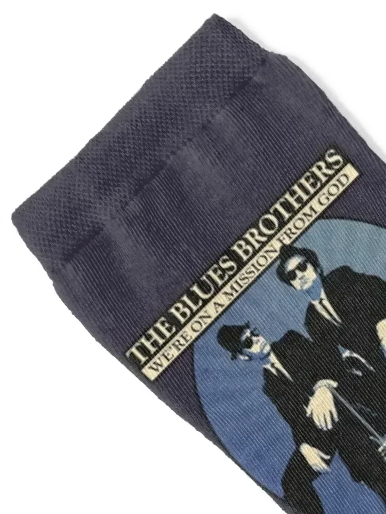 Blues Brothers Mission From God Socks halloween Novelties Men's Antiskid soccer Socks For Girls Men's