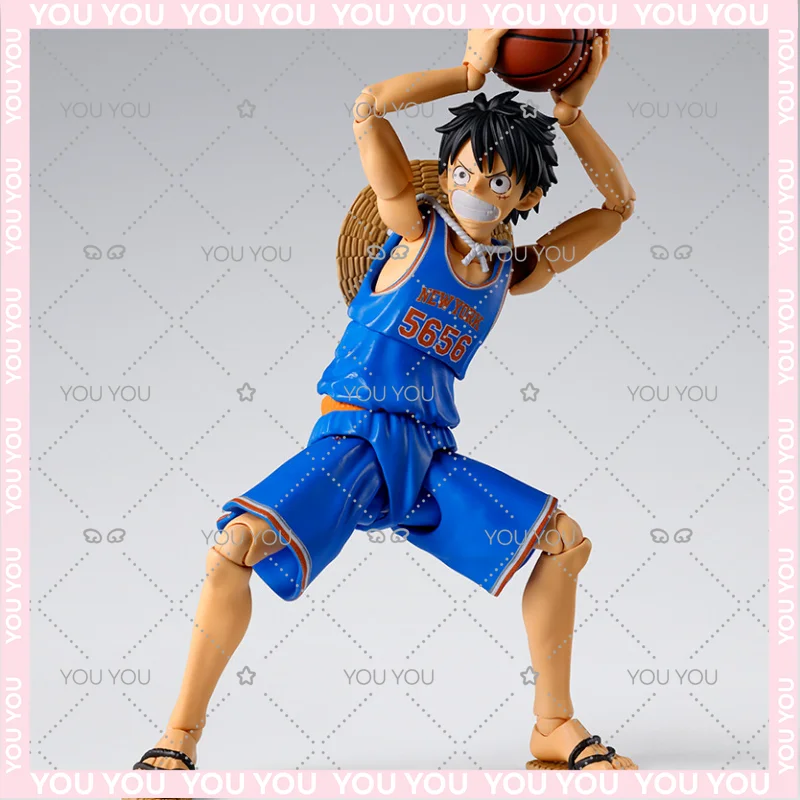 Pre-Order Bandai S.H.Figuarts One Piece X NBA Monkey D. Luffy Los Angeles Lakers Ver. Action Figure - view 4