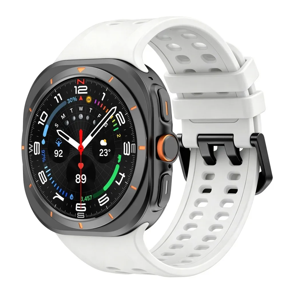 Weiche Silikonarmbänder für Samsung Galaxy Watch Ultra 1 2 47mm Marine Band für Galaxy Watch Ultra 2024 2025 2026 Atmungsaktiver Gürtel – Detail 8
