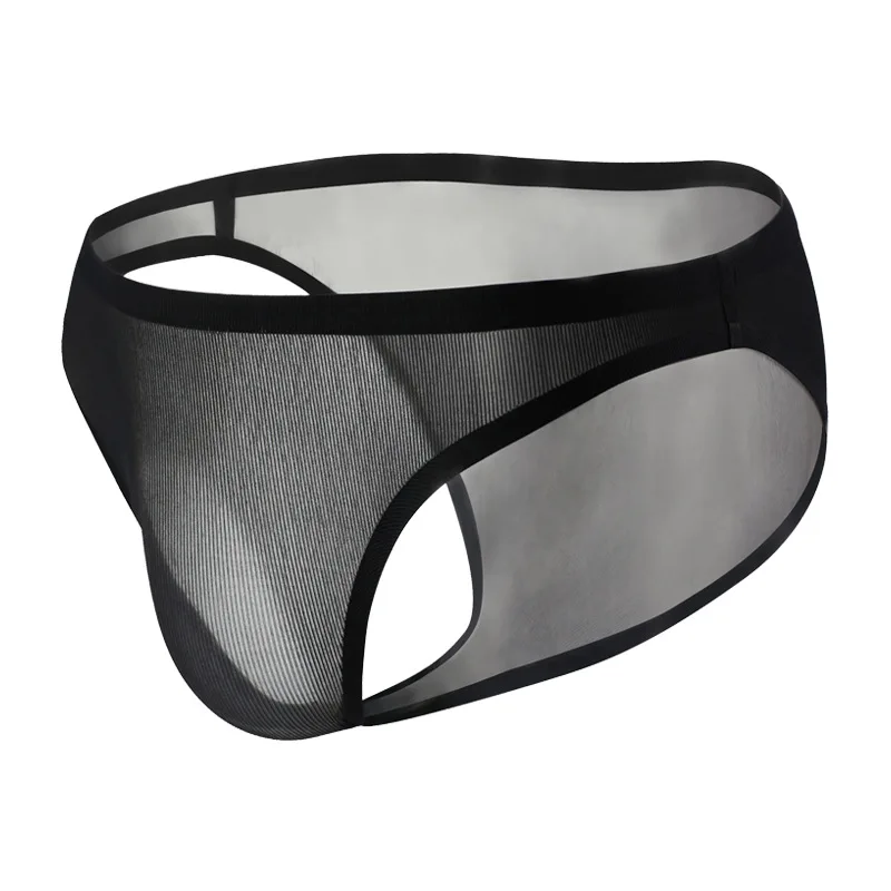 Factory direct sales ice silk seamless men's underwear low-rise briefs men's foreign trade F2201