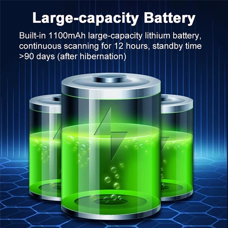 Neu-Bluetooth Mini 2D Barcode Scanner 2,4G Wireless Barcode Modul Android IOS USB Scanner 120 FPS