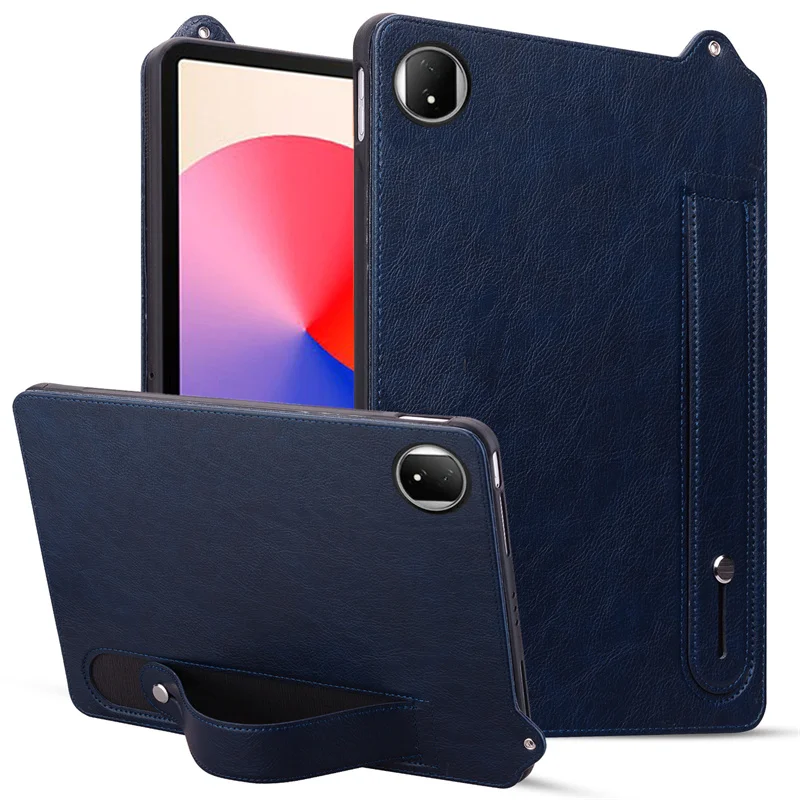 

For Honor Pad X7 8.7 Inch 2025 Case Hand Strap PU Leather Soft Tablet Cover For Honoe Pad 9 12.1 X8A 11 X8 Pro Magic Pad 12.3