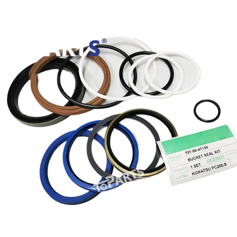 For Komatsu Pc200-8 707-99-47130 Hydraulic Cylinder Excavator Bucket Service Seal Kit