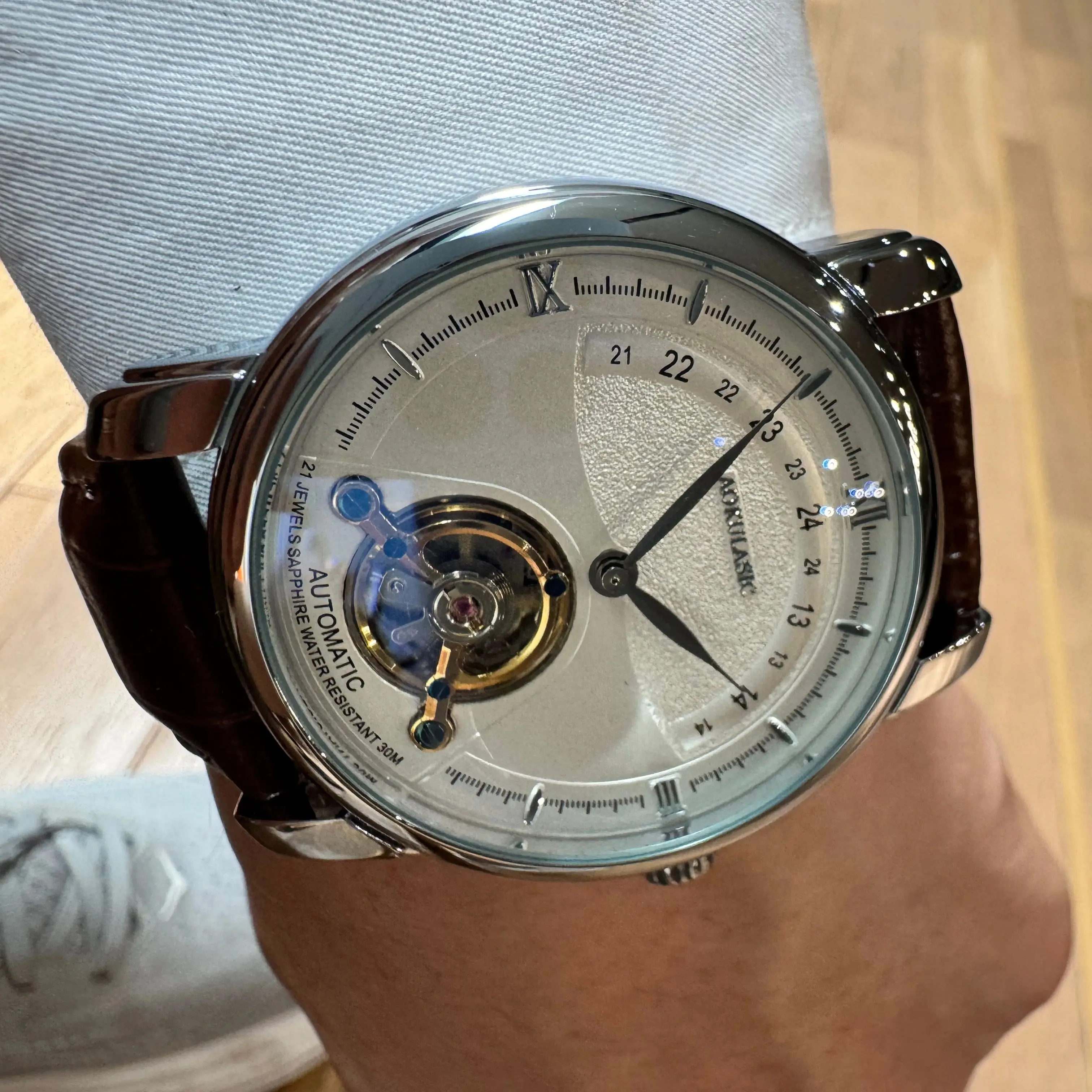 AOKULASIC Moda Mekanik Saat Er - Luxury Watch White incelemesi ve fiyatı