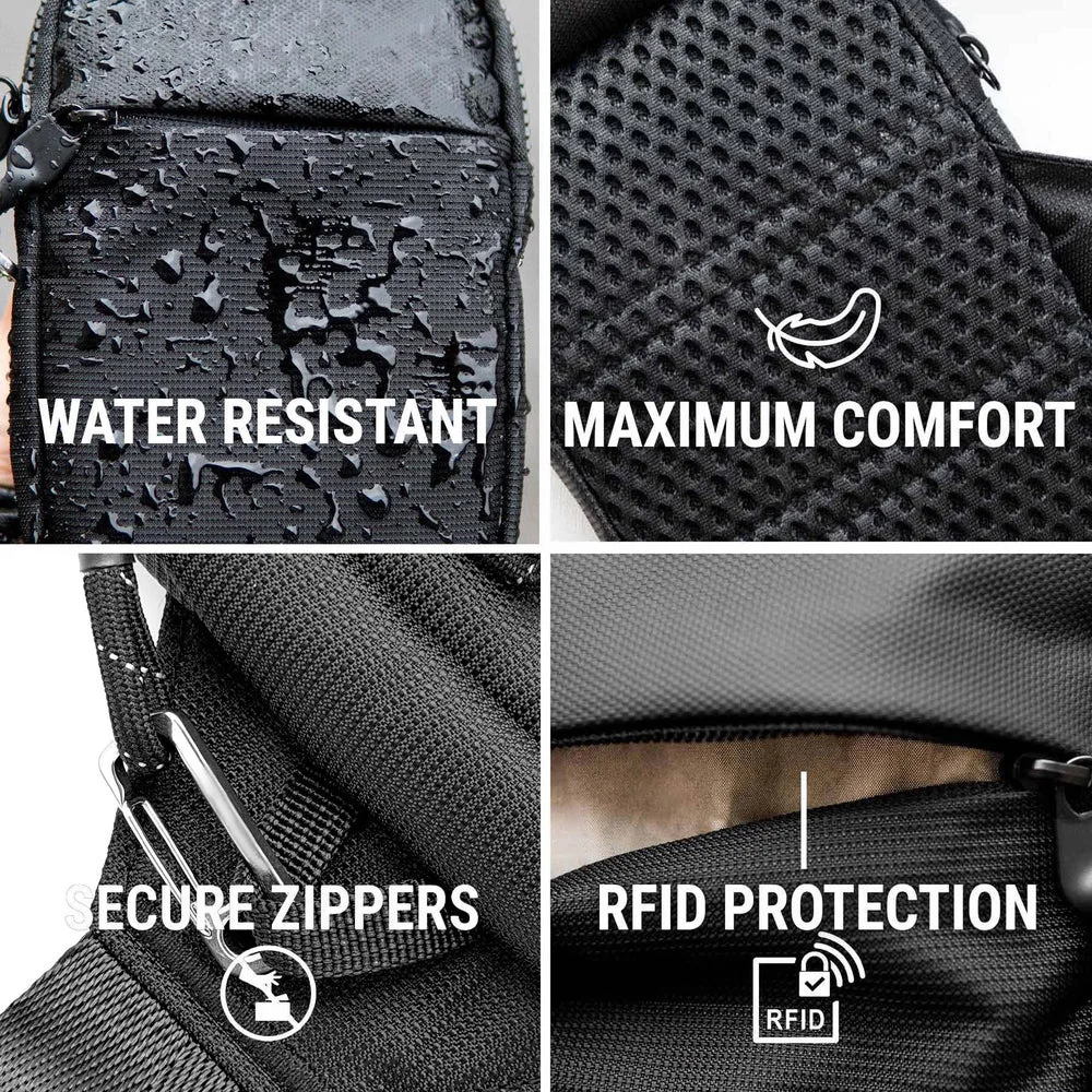 Mini Sport Chest Bag for Men And Women Small Backpack Crossbody Phone Bag Fashionable RFID Anti-Theft gallery 4