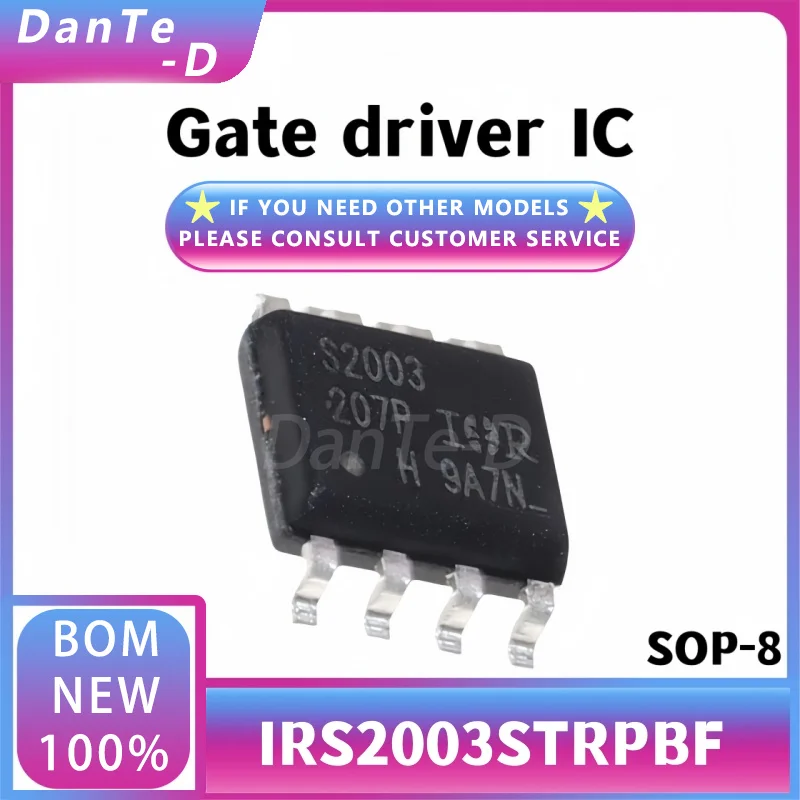 10PCS IRS2003STRPBF Package SOP-8 200V Half-bridge Gate Driver IC Brand New Original