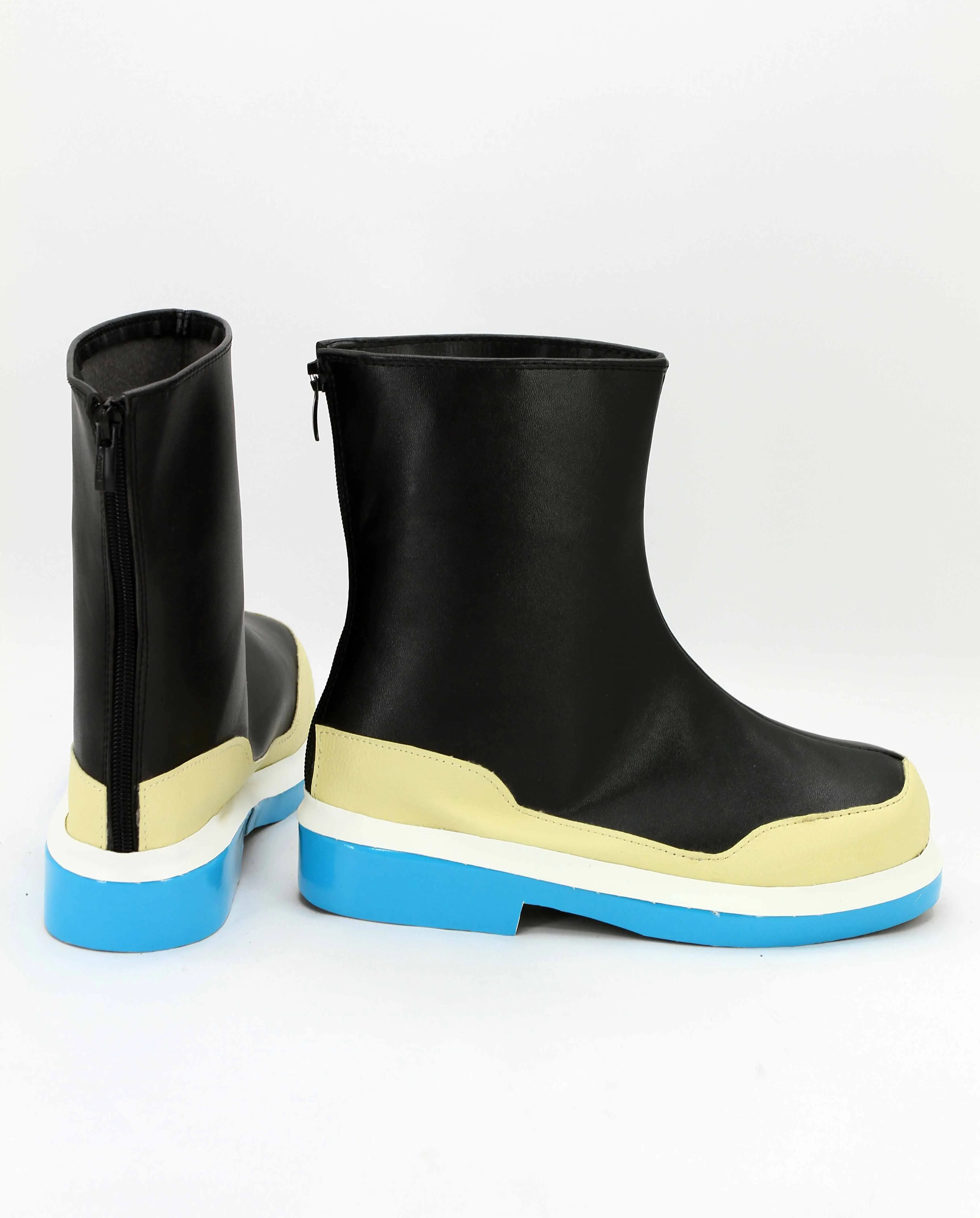 アニメ DMMd 紅雀瀬良垣青葉ブーツ女性男性ハロウィンパーティー役割クリアノイズコスプレ靴カスタムサイズ