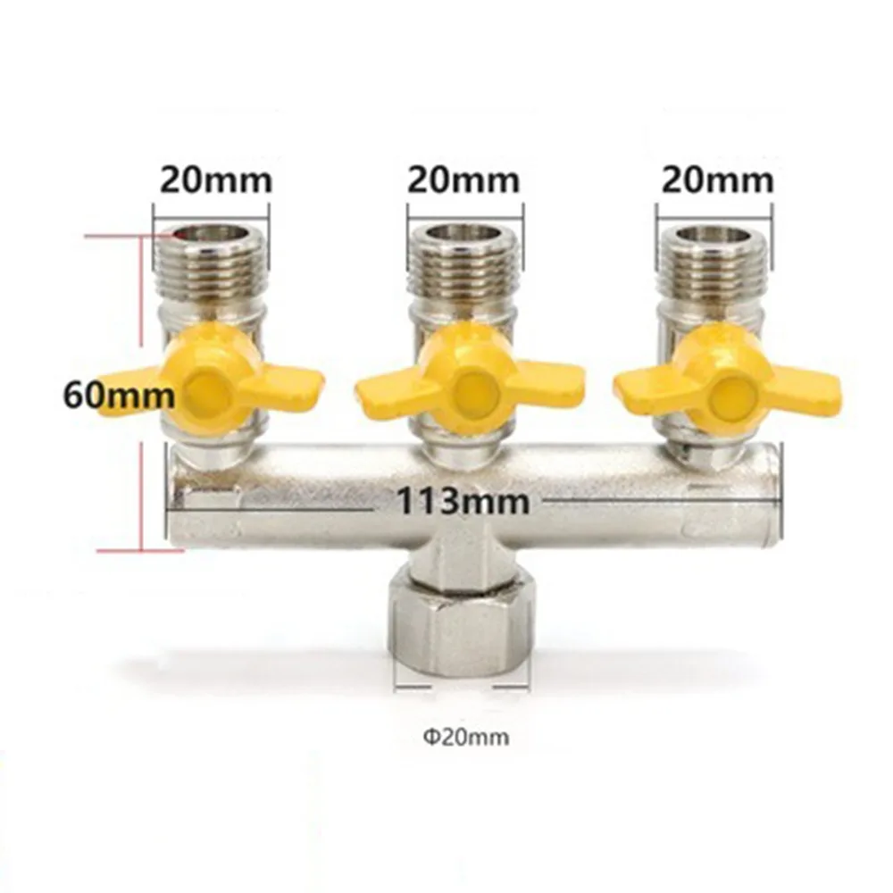 2/3 Switch Brass Diverter Valve 1/2