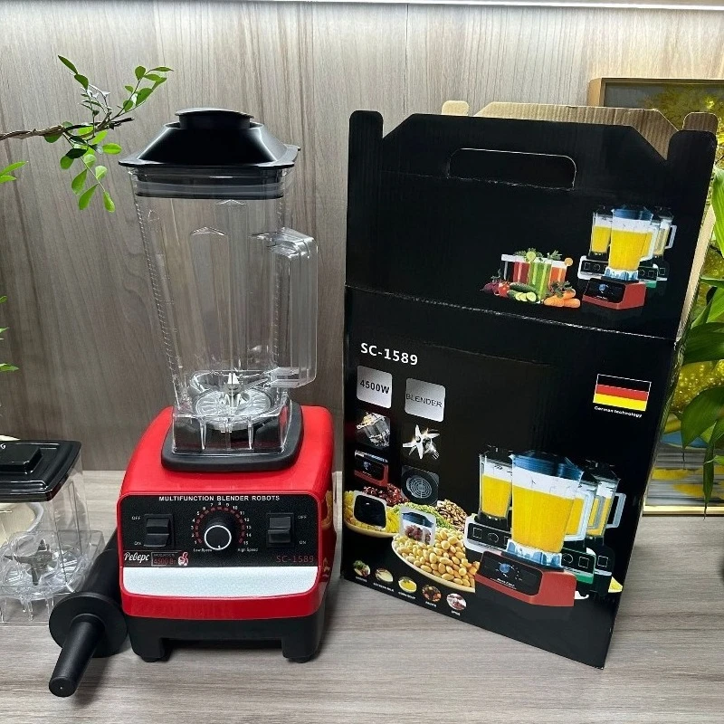 2L Large Capacity 2 Cups Blender, Household Multifunctional Fruit Food Processor Mixer for Home Use