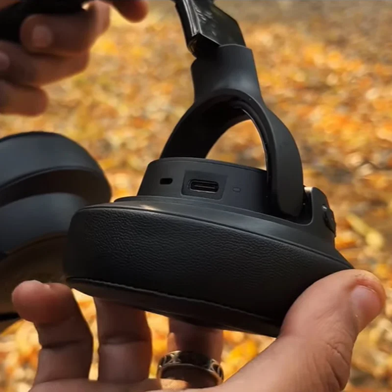 

Headset wireless bluetooth headset adaptive active noise reduction high quality high resolution