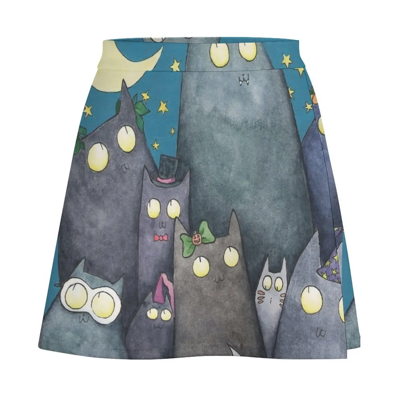Lots of Cats Mini Skirt women clothes korean summer clothes summer dresses for women 2025 Mini Skirt