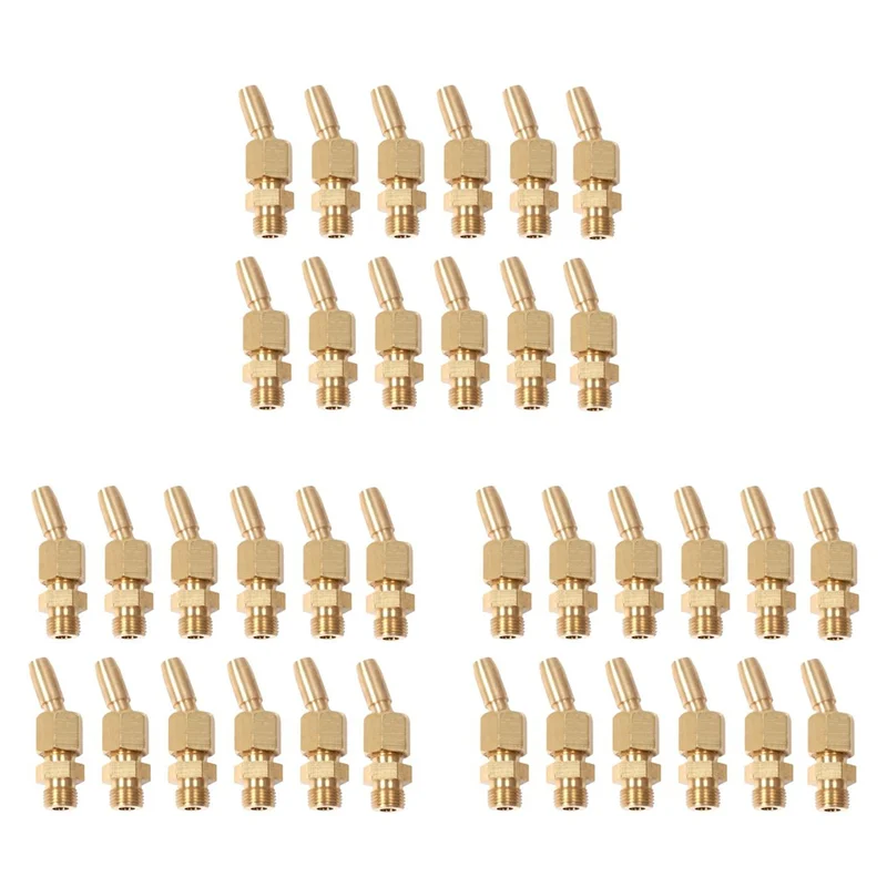 

36Pcs 1/8Inch Brass Gushing Sprays Water Fountain Nozzles Universal Water Curtain Nozzle Landscape Fountain Decoration