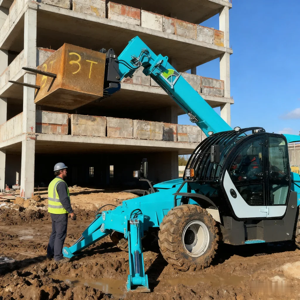3-3.5T Multifunction Telescopi - Telescopic Handler Boom ulasan dan harga