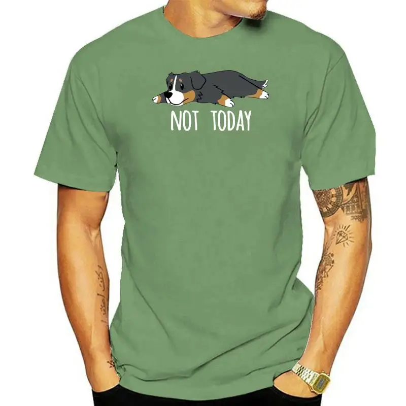 Summer Tee Shirts Love Cute Dog Bernese Mountain Dog Men Short Sleeved T Shirt Cotton O Neck