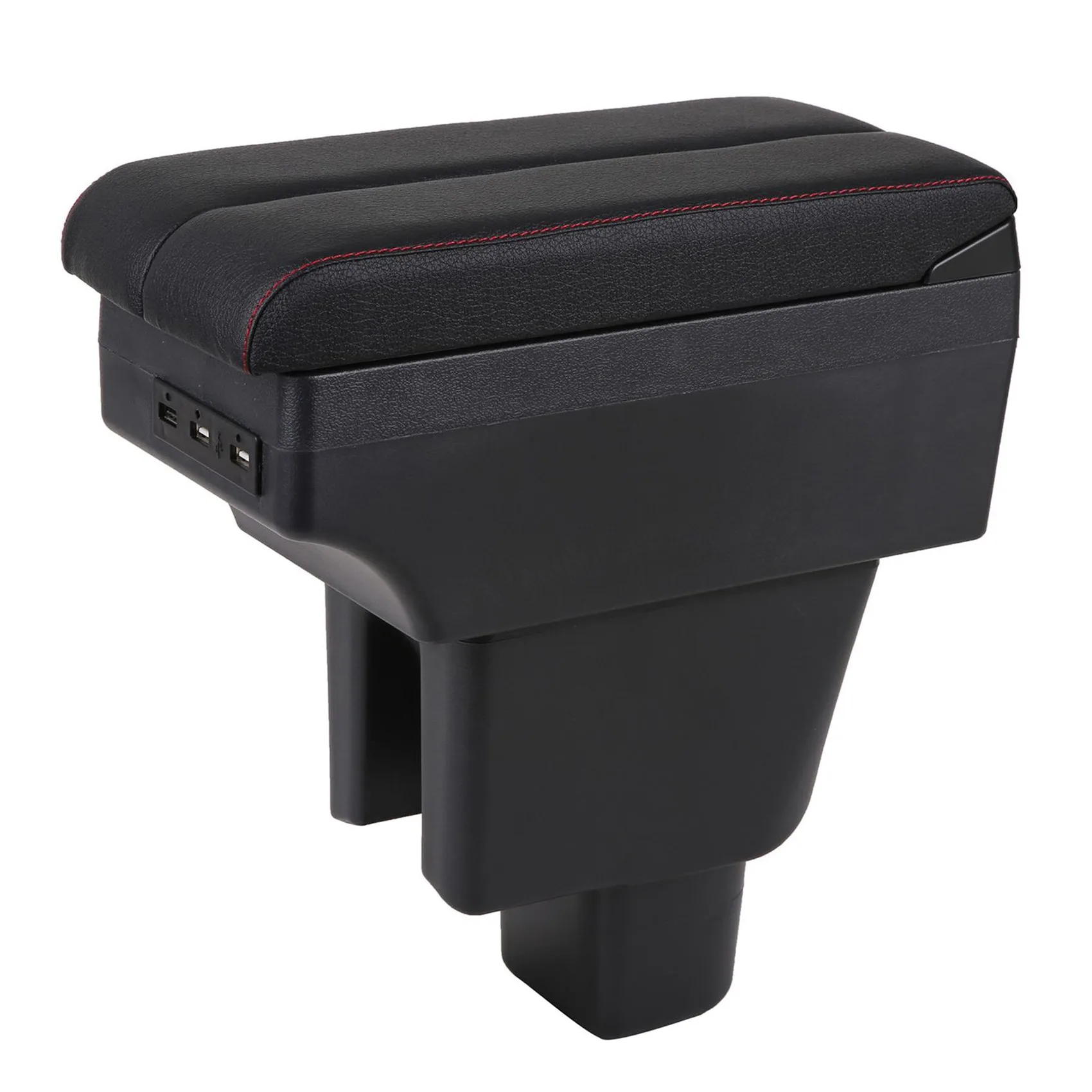 For Honda BR-V BRV Armrest Box Car Center Console Storage Space Case Elbow Rest with Cup Holder with 7 USB Interface