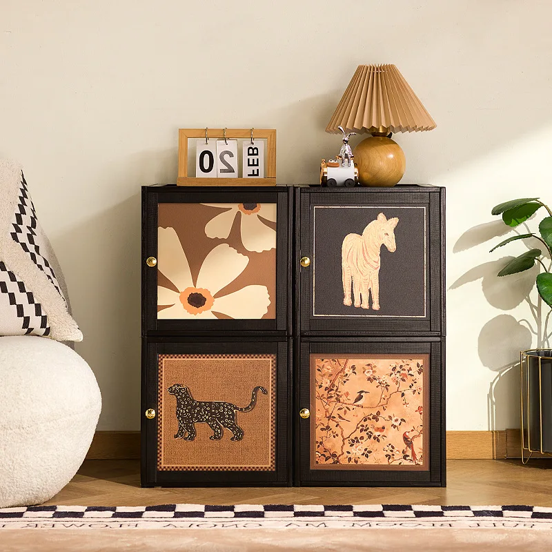 bedside table, home bedroom ultra-narrow storage cabinet, creative bedside table
